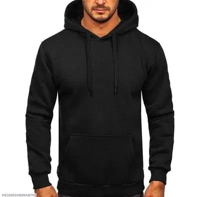 1 Pc Men's Fleece Plain Hoodie